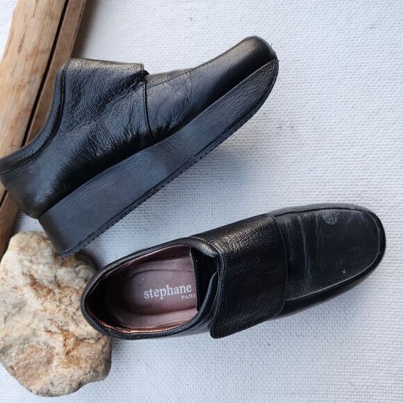 Stephane Kelian black leather loafers - Picture 5 of 9